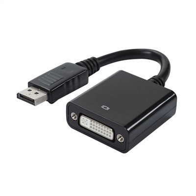 Adaptador DisplayPort mascle a DVI I femella