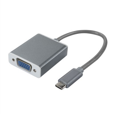 Cable convertidor USB tipus C mascle a VGA femella