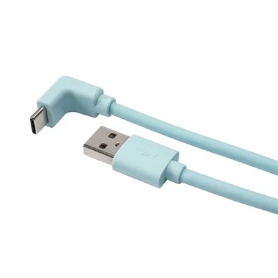 Cable de càrrega USB C mascle inclinat cap amunt a USB 2.0 AM