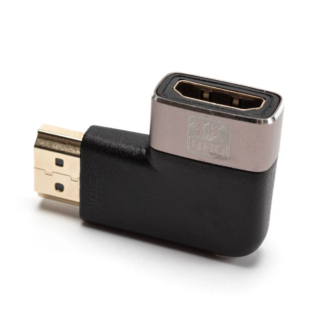 Customized Angled HDMI Male To Female Adapter